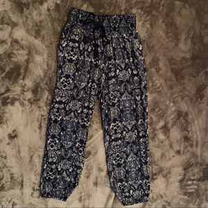 Aerie Paisley Harem Pants